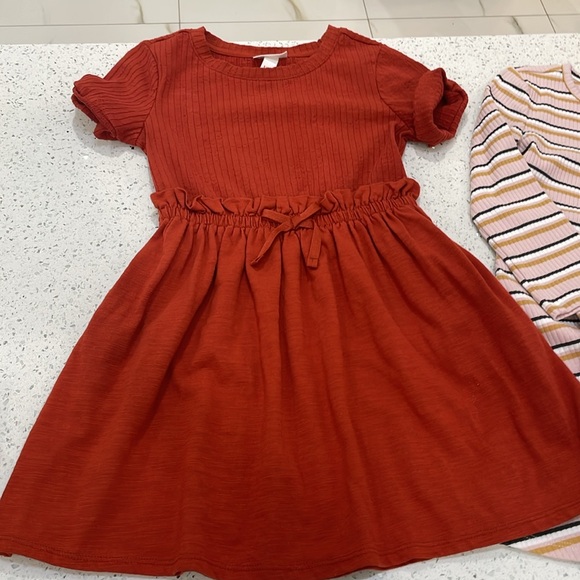 Cat & Jack Pink Casual Sundress Short Sleeve Crew Neck size XS/S - Picture 5 of 15